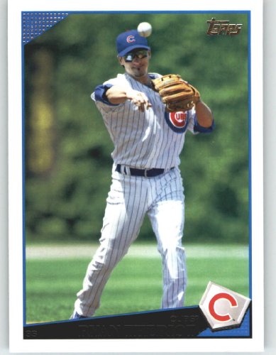 2009 Topps Baseball Card # 436 Ryan Theriot - Chicago Cubs - Shipped In Protective Screwdown Display Case!