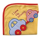 Luvable Friends I Love Applique Hooded Towel,... by Luvable Friends