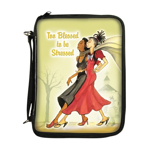 too blessed to be stressed bible cover