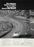 1971 Alfa Romeo SPIDER Veloce Mountain Road Price Ad - Original Print Ad