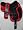 Synthetic Saddle Red Black with Flex Tree + Girth
