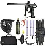 09 Spyder PILOT Paintball Marker Gun SNIPER Set - Black