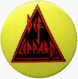 Def Leppard - Logo on Gold (Triangle) - 1 1/4