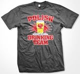 Polish Drinking Team Mens T-shirt, Na Zdrowie Polska Poland Pride Tee Shirt