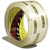 Scotch Storage Packing Tape - Super Clear - Low Noise - Long Lasting - 6 Rolls - 48 mm x 66 m