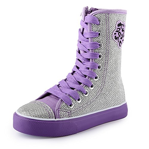Orgrimmar Girls Hi-top Sequins Canvas Shoes(little Kid,big Kid)