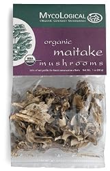 Mycological Dried Organic Maitake Mushrooms, 1-Ounce Packages (Pack of 6)