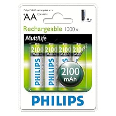 Philips Multi Life NiMH Akku AA Mignon 2100 mAh 4er Pack