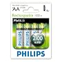 Philips Multi Life NiMH Akku AA Mignon 2100 mAh 4er Pack