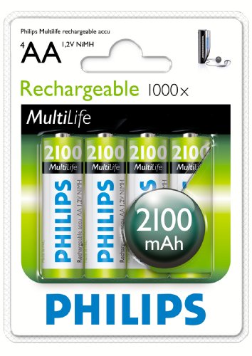 Philips Multi Life NiMH Akku AA Mignon 2100 mAh 4er Pack Preisvergleich