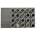 Lipper International 6520 SOHO 20-Piece Large Board Shaker Set, Stainless Steel