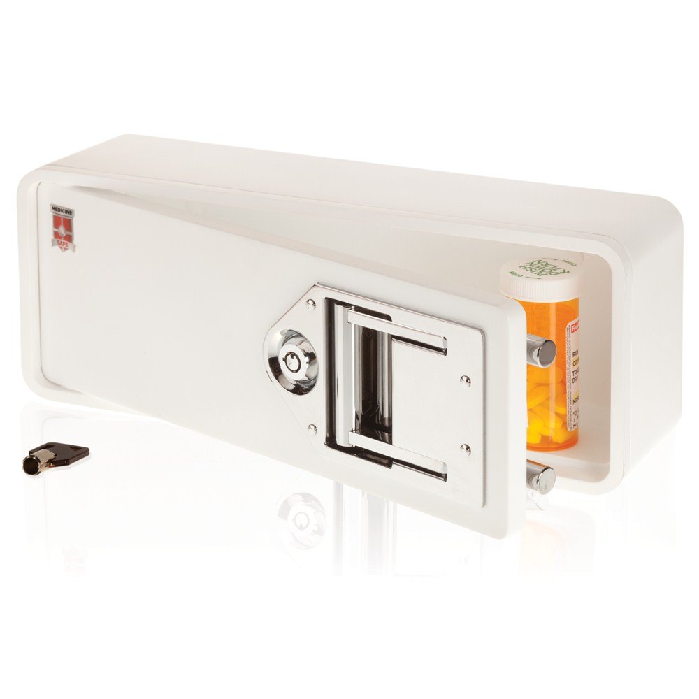 Medicine SafeLock box to secure prescription medicationfits inside