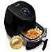 MegaChef Airfryer and Multicooker with 7 Pre-Programmed Settings in Sleek Black, 3.5 quart