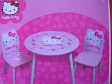 Sanrio Hello Kitty Classic Kids Furniture - Flower & Bloom Table and Chair 3 Pcs Set