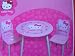 Sanrio Hello Kitty Classic Kids Furniture - Flower & Bloom Table and Chair 3 Pcs Set