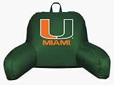 Miami Hurricanes Coordinating NCAA Bedrest Pillow from Kentex