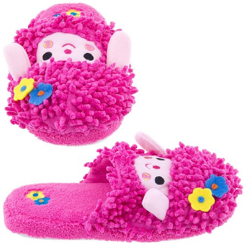 Fuchsia Sheep Animal Slippers for Women