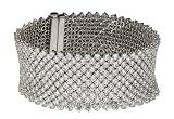 18k White Gold Ribbon Diamond Bracelet (47.51 cttw, E-F Color, VS1-VS2 Clarity), 7