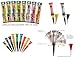 3 inch (7.6 cm) Pro Golf Spring Tee with Par3 Tee Set, Golf Accessories