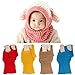 Lowpricenice Winter Baby Kids Girls Boys Warm Woolen Coif Hood Scarf Caps Hats