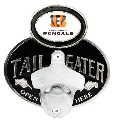 Cincinnati Bengals - NFL Tailgater Metal Hitch Cover With Bottle Opener