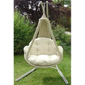 Nido XL Swing with DuraCord in Taupe from Swings & Rockers Gliders