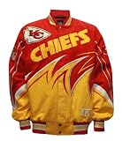 NFL Men's Kansas City Chiefs Slash Jacket (Red/Gold, Large)