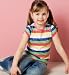 Pure Cotton Round Neck Multi Stripe T-Shirt