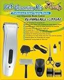 Cordless / Wireless Pet / Dog / Cat / Horse / Animal Grooming, Trimmer, Trimming Kit / set includes rechargeable clippers / scissors / brush / Trim Guide