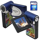 SVP HDDV-2300-Blue 11MP Max 2.4 LCD Digital Video Camcorder (Free-1GB High Speed SD Memory Card)