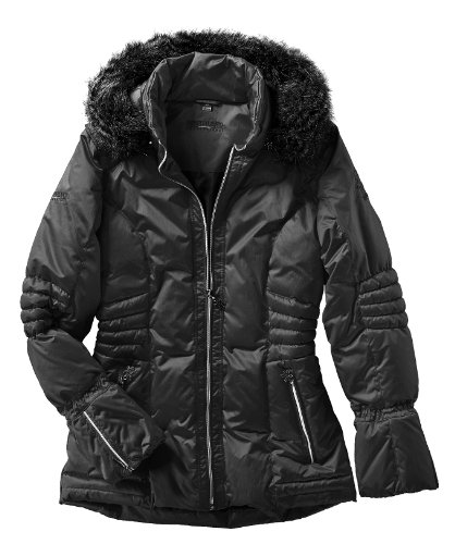Northland Damen Daunenjacke Long Sleeve Tani, black, 42, 02-04591