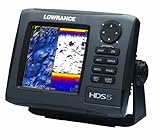 Lowrance HDS-5 GEN2 Plotter/Sounder, with 5-inch LCD, Nautic Insight (Offshore) Cartography, and 50/200KHz Transducer.