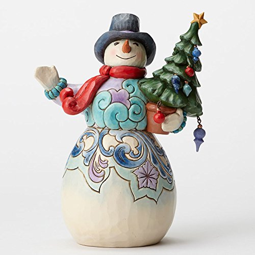 Jim Shore Heartwood Creek Season to Smile Snowman Christmas Figurine 4053713 New