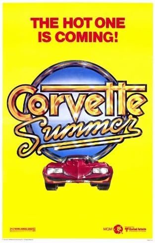 LAMINATE canvas prints painting Corvette Summer Movie Mark Hamill Annie Potts Eugene Roche Kim Milford20x28inch(50x70cm)