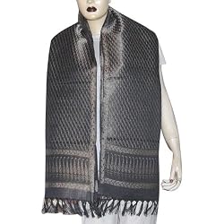 Long Scarves Brocade Silk Fashion Accessory 22 x 72 inches