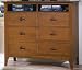 Kathy Ireland Home Franklin Heights 6 Drawer Media Chest in Cherry