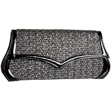 J.Renee Arlinda Glitter Fabric Clutch