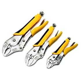 Titan 18450 3-Piece Locking Plier Set