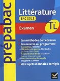 acheter livre occasion Prépabac examen Littérature Tle L Bac 2012