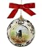 Spode Woodland Hunting 3-Inch Dogs Ornament, Black Labrador