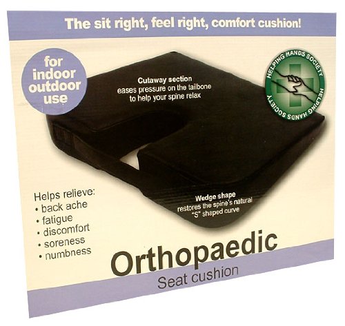 Orthopaedic Seat Cushion. Foam Wedge For Ideal Support & Comfort