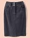 Corduroy pencil skirt