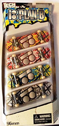Tech Deck Skateboard 4 Pack PLAN B Skateboarding Spin Master Spinmaster