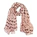 Wrapables Lightweight Vintage Bicycle Long Scarf, Pink
