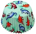 Fox Run Dinosaur Standard Bake Cups, 50 Cups
