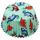 Fox Run Dinosaur Standard Bake Cups, 50 Cups ~ Fox Run