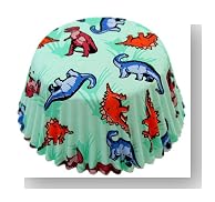 Fox Run Dinosaur Standard Bake Cups, 50 Cups