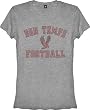 True Blood Football Womens Grey Junior T-shirt