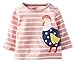 Fiream Girls Cartoon Pattern Cotton Long Sleeve T-Shirt