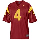 Nike - Nike USC Trojans #4 Cardinal Replica Football Jersey